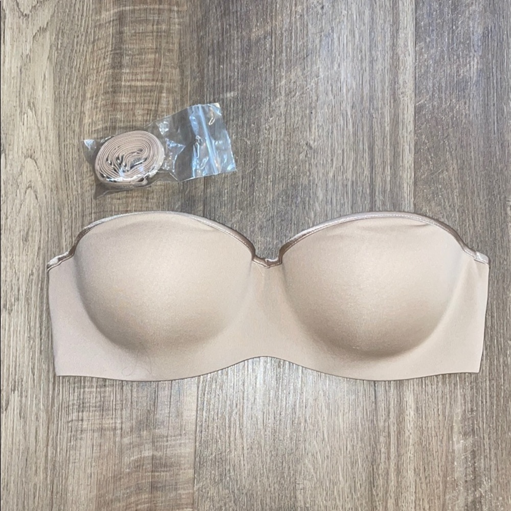 Natori memory foam strapless/convertible bra 32C